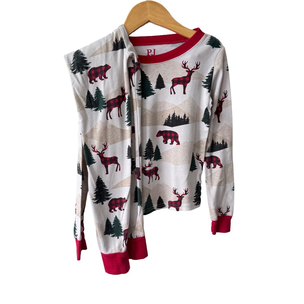 PJ Place Christmas Forest Pajamas Set- 6 years